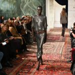 Ralph Lauren’s fall 2026 collection a mix of romantic adventure with metallic flair
