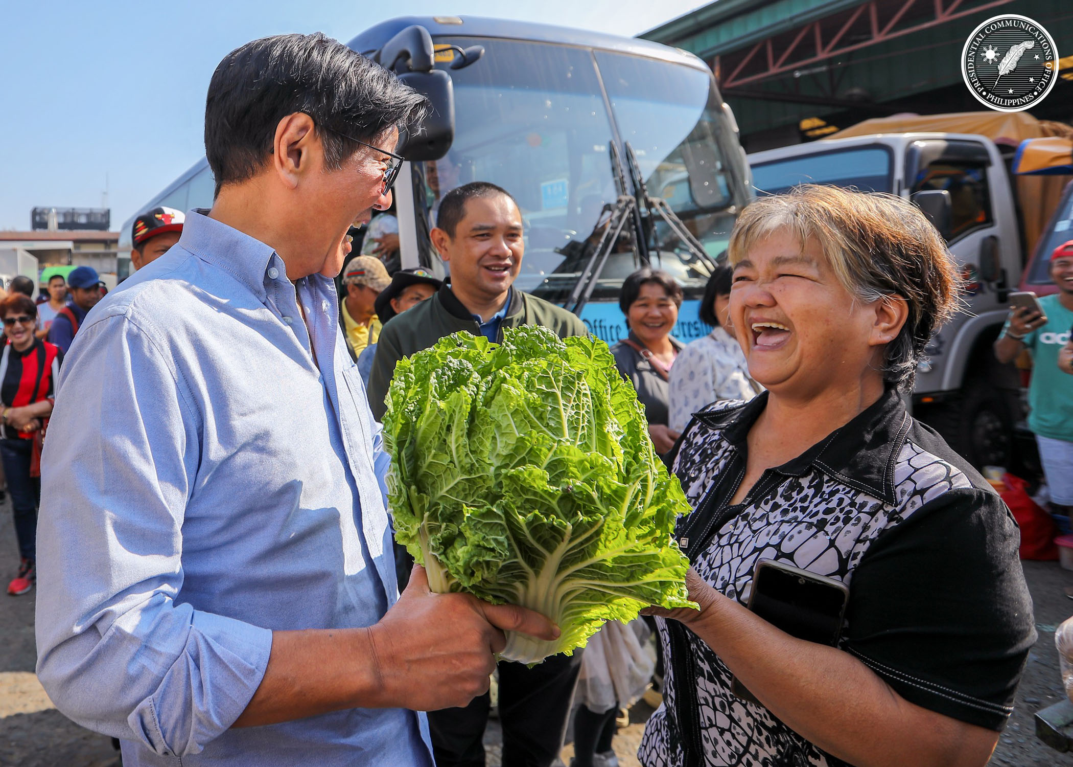 PBBM assures farmer aid during visit in Benguet
